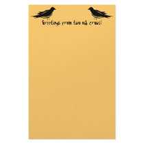 Two Old Crows Stationary stationery