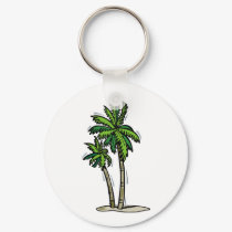 Two Palm Trees keychains