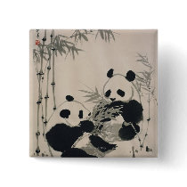 Two Pandas Pin
