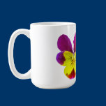 Two Pansy Mug mugs