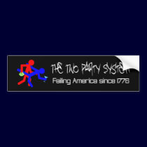 two party bump bumper stickers