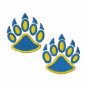 Two Paw Prints embroidered shirts by ZazzleEmbroidery Two Paw Prints embroidered shirts