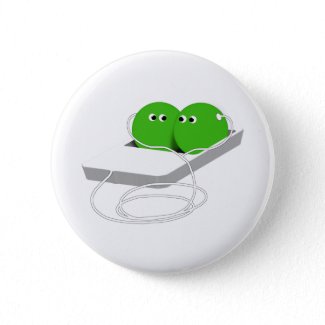 Two Peas In A Pod (Add Your Text) button