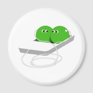 Two Peas In A Pod (Add Your Text) magnet