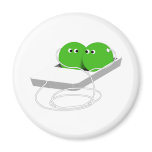 Two Peas In A Pod (Add Your Text) magnets