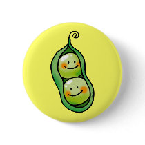 Two peas in a pod pin