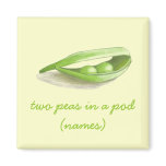 Two Peas in a Pod Couple Magnet