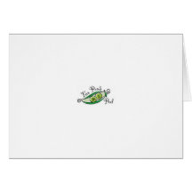 Two peas in a pod greeting card