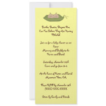 Two Peas in a Pod invitations