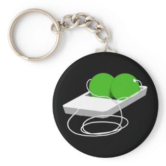 Two Peas in a Pod keychain
