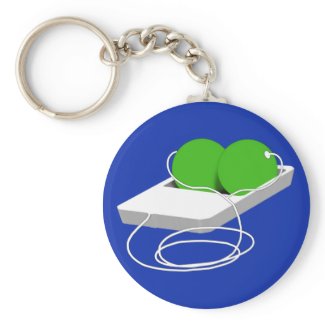 Two Peas in a Pod keychain