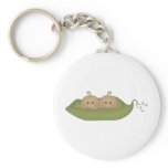 Two Peas In A Pod Keychain