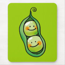 Two peas in a pod mouse pads