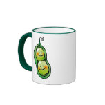 Two peas in a pod coffee mug