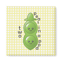 Two Peas in a Pod - Peas Magnet