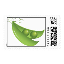 Two Peas in a  Pod Postage Stamp