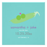 Two Peas in a Pod Save the Date Invitations