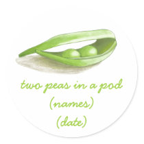 Two Peas in a Pod Sticker
