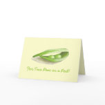 two, peas, pod, wedding, card, weddings,