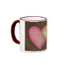 Two Pink Hearts Coffee Mug