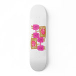 Two Pink Just Married Skate Decks