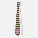 Two Pink Poppies for Mother's Day tie