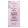 Two Pink Roses in Autumn Wedding Program Full Color Rack Card