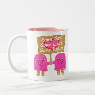 Two Pink Same Love mug