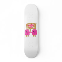 Two Pink Same Love Skate Deck
