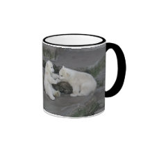 Two Polar bear cubs Coffee Mug