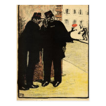 Two policemen hide from the Commissioner's wife Post Cards