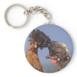 Two Polish Hens Key Chain