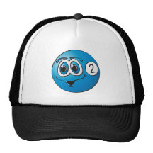 Two Pool Ball Cartoon Trucker Hat