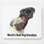 Two Pugs Mouse Pads