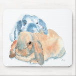Two Rabbits Mousepad
