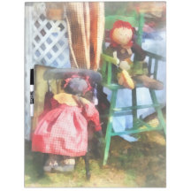 Two Rag Dolls at Flea Market Dry-Erase Whiteboard