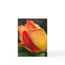Two Raindrops Note Card