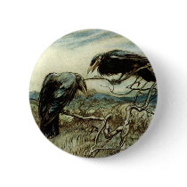 Two Ravens buttons by mosswood Two Ravens buttons