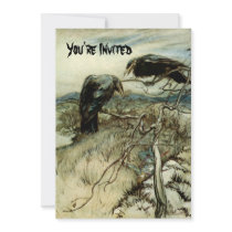 Two Ravens Personalized Invites