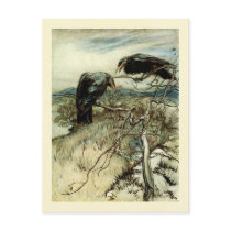 Two Ravens postcards by mosswood Two Ravens postcards