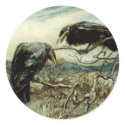Two Ravens stickers by mosswood Two Ravens stickers