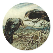 Two Ravens stickers by mosswood Two Ravens stickers