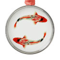 Two Red Koi ornament