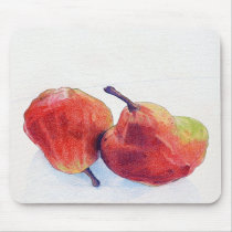 Two Red Pears Mousepad