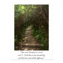 Two roads diverged in a wood Poster version 2 posters