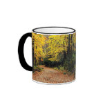 Two Roads In A Yellow Wood - Autumn Coffee Mug