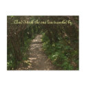 Two roads postcard