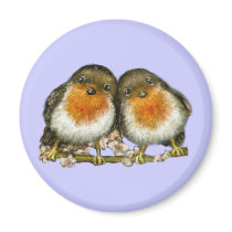 two robins magnets by tanyabond two robins magnets