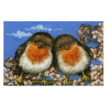 Two robins stationery