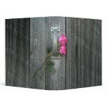 Two Roses At The Barn Door Binder